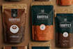 design professional coffee packaging, product labels, pouche