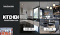 create a modern modular kitchen with premium 3d visuals