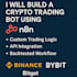 build a crypto trading bot using n8n bybit binance bitget