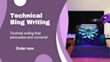 write seo optimized technical blog posts