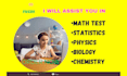 assist you in math test, statistics, physics, biology and chemistry