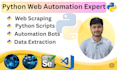 develop python web scrapers, ai chatbots, data scrapers, and automation scripts