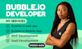 develop bubble io web app mvp saas bubble app developer