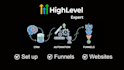 build gohighlevel CRM system with automation and websites
