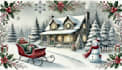 create a custom christmas card
