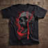 make dark art, horror or skull illustration tshirt design