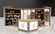 design 3d exhibition stall, booth, stand, kiosk