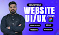 figma design, figma website, mobile app using figma, website UI UX des