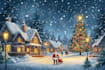 design christmas themed illustration