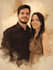 make a faceless couple illustration couples portrait