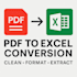 extract, convert, and clean PDF data into excel