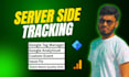 setup advanced server side tracking, ga4, GTM server container and facebook capi