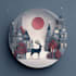 draw beautiful illustrated christmas card