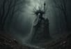 create dark art illustration