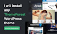 install any themeforest wordpress website with demo content