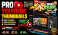 create pro youtube thumbnails