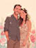 design a couple portrait
