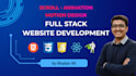 do website development as full stack developer, frontend, backend