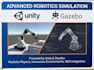 provide robotics simulations using unity and gazebo