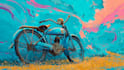 paint your cycle oil painting style