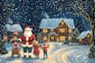 create festive holiday christmas design illustration