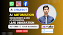 create ai chatbot for social media via manychat, ai automation