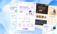 design figma landing page, saas website UI UX design