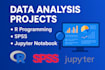 do statistical data analysis in r, python, spss, excel
