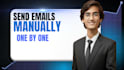 manually send emails one by one