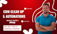 clean and automate your CRM pipedrive hubspot zoho