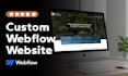 build custom webflow website