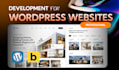 develop modern websites with wordpress