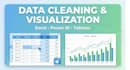 clean, analyze and visualize your data with excel, power bi or tableau