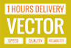 do vector tracing service in 1 hour