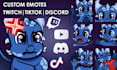 draw custom emotes for twitch, youtube and discord