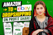 do amazon to ebay dropshipping ebay managment profit sharing