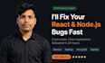 fix mern stack bugs and website errors in react and node js