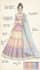 create indo western garments sketches with tech packs