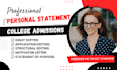 proofread statement of purpose admission cv scholarship college application ucas
