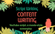 be youtube scriptwriter movie script writer ad script writing screenplay writing