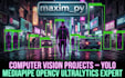 do computer vision projects with opencv yolo mediapipe ultralytics python ml nlp