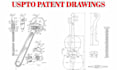 do 2d cad drawing technical lineart vector illustration patent drawing blueprint