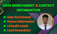 provide reliable data enrichment with verified contact info