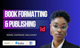 do manuscript book formatting for amazon kdp, ebook publishing, interior layout