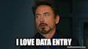 data entry and analytics