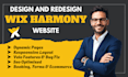 build wix harmony website design custom wix ai website developer expert
