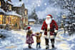 create cute christmas pattern and illustration