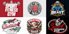 do gaming mascot sports logo design