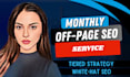monthly off page seo backlinks building service