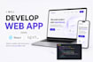 develop web app using react next js